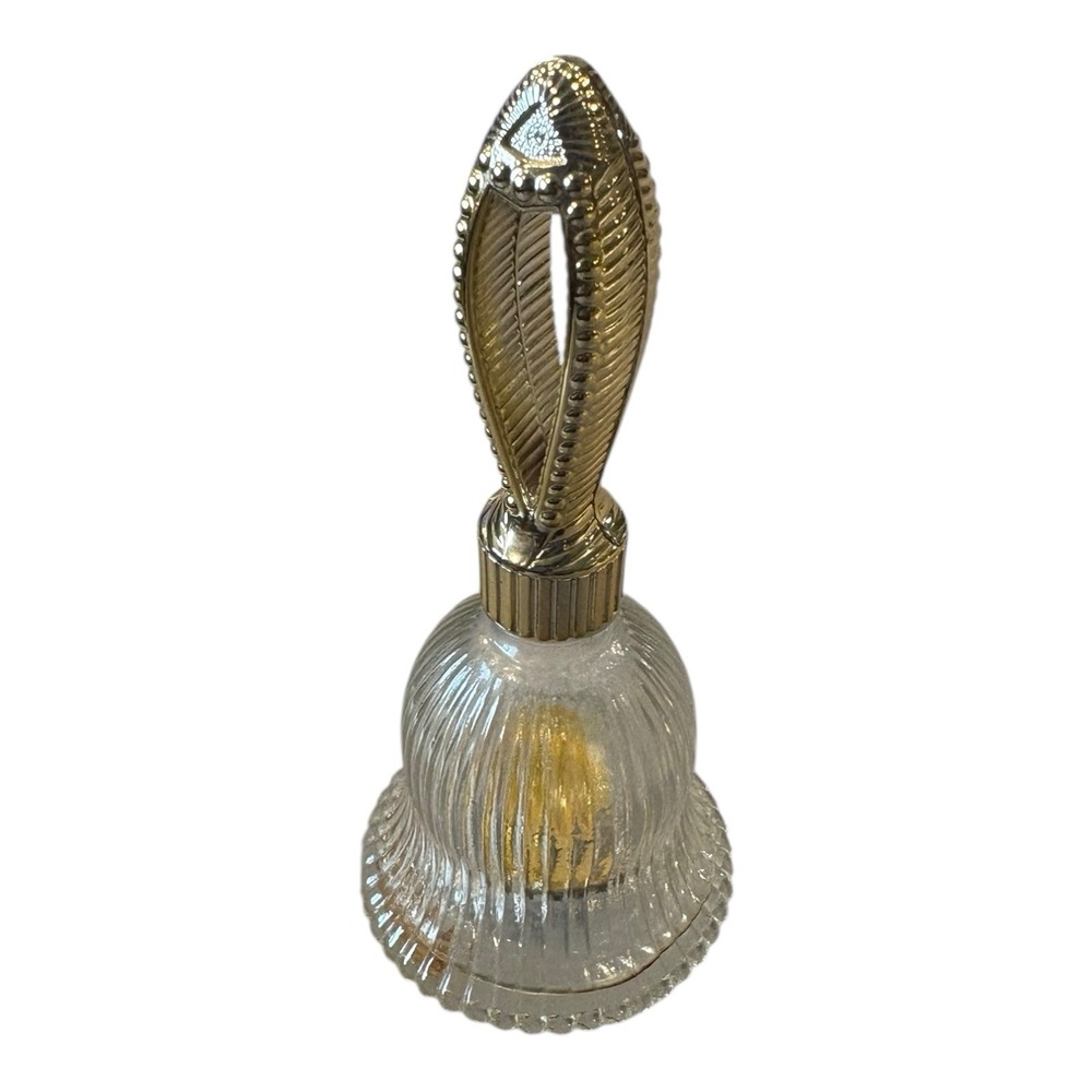 Vintage Avon Unforgettable Cologne Bell Bottle 1oz 1970s Gold Cap‎